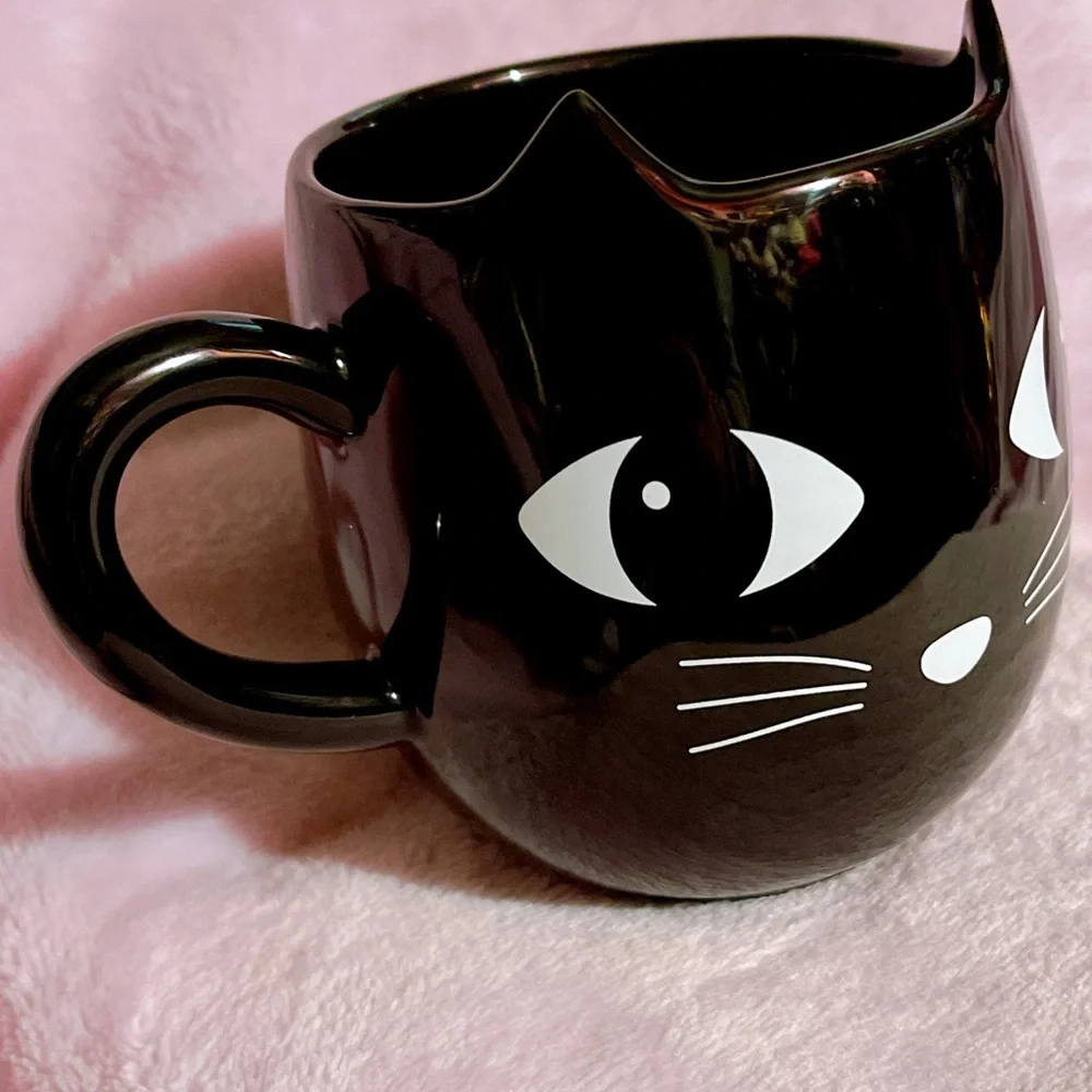 Black Cat Ceramic Mug By Sass & Belle —NWOB - Picture 2 of 7